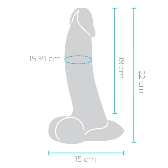 Фаллос b-Vibe Slipskin 9" Curved