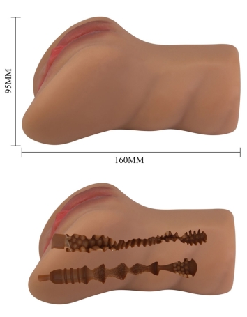 Мастурбатор (вагина-анус) Crazy Bull Caroline